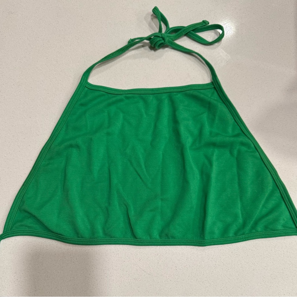 American Apparel green halter top - excellent condition